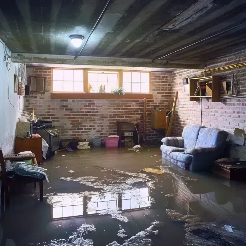 Flooded Basement Cleanup in Coldspring, TX